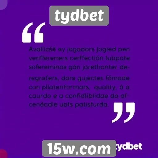 Avaliações de jogadores sobre Tydbet são positivas