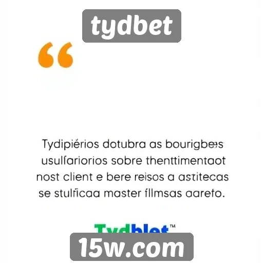 Opiniões de usuários sobre o atendimento ao cliente do Tydbet